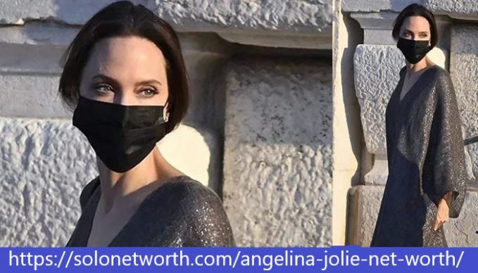 Angelina Jolie during her visit
